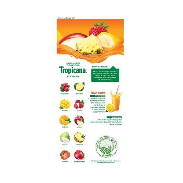 Buy Tropicana Mixed Fruit Delight Juice Online at Best Price